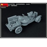 Austin Armoured Car 3rd Series scale model - interior view