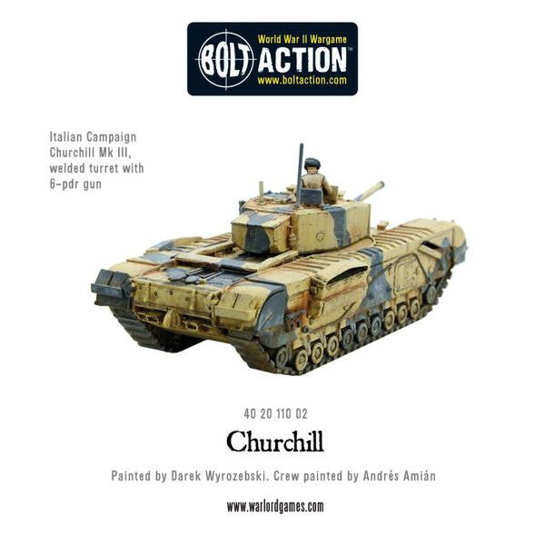 British Churchill Tank Troop (Bolt Action) :www.mightylancergames.co.uk