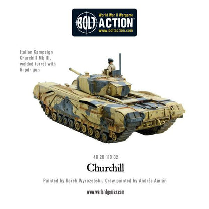 British Churchill Tank Troop (Bolt Action) :www.mightylancergames.co.uk