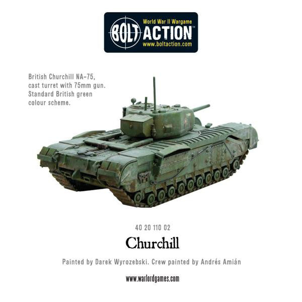 British Churchill Tank Troop (Bolt Action) :www.mightylancergames.co.uk