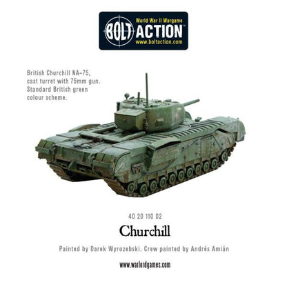 British Churchill Tank Troop (Bolt Action) :www.mightylancergames.co.uk