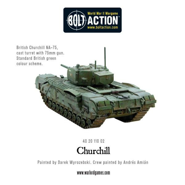 British Churchill Tank Troop (Bolt Action) :www.mightylancergames.co.uk