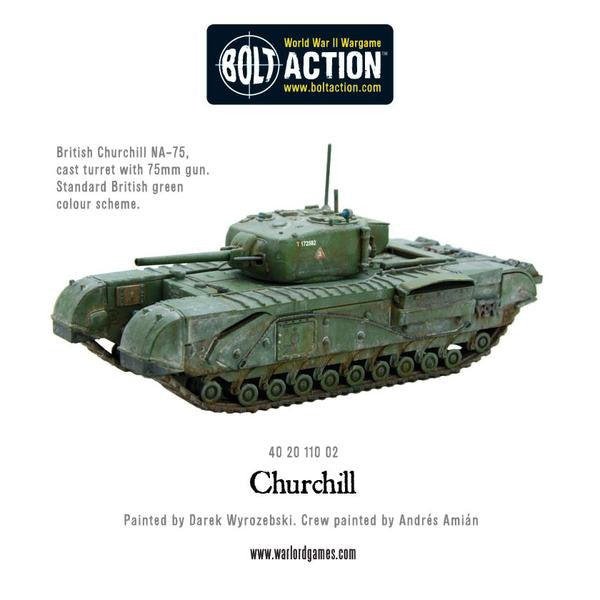 British Churchill Tank Troop (Bolt Action) :www.mightylancergames.co.uk