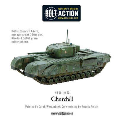 British Churchill Tank Troop (Bolt Action) :www.mightylancergames.co.uk