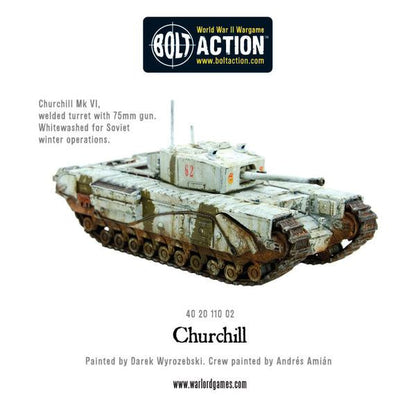 British Churchill Tank Troop (Bolt Action) :www.mightylancergames.co.uk