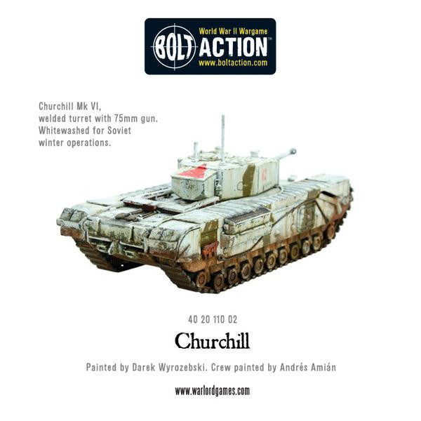 British Churchill Tank Troop (Bolt Action) :www.mightylancergames.co.uk