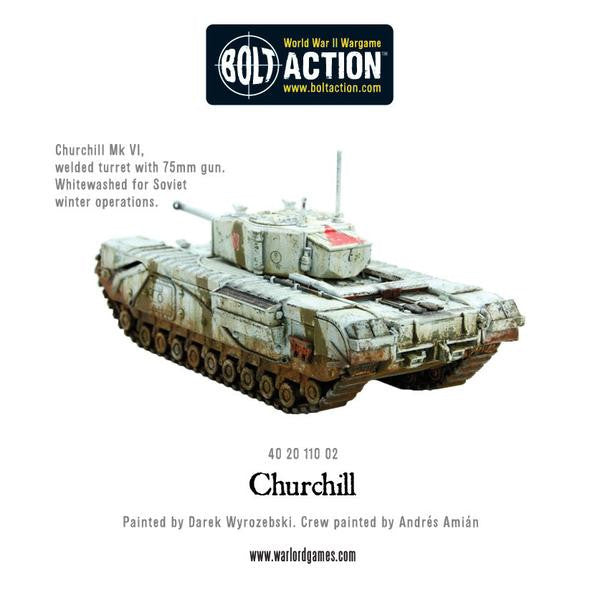 British Churchill Tank Troop (Bolt Action) :www.mightylancergames.co.uk