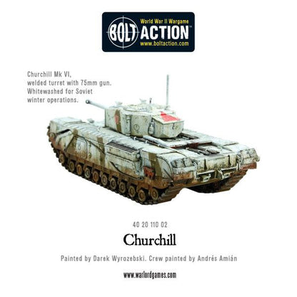 British Churchill Tank Troop (Bolt Action) :www.mightylancergames.co.uk