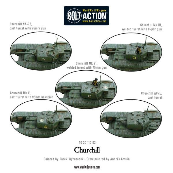 Churchill Tank Troop - British (Bolt Action)