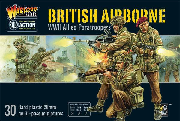 British Airborne WWII Allied Paratroopers - Bolt Action: www.mightylancergames.co.uk