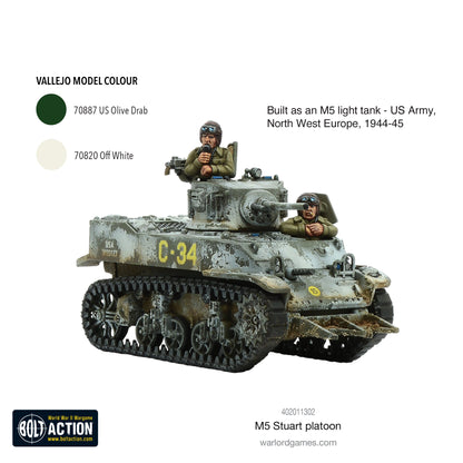 M5 Stuart Platoon - Bolt Action - 402011302