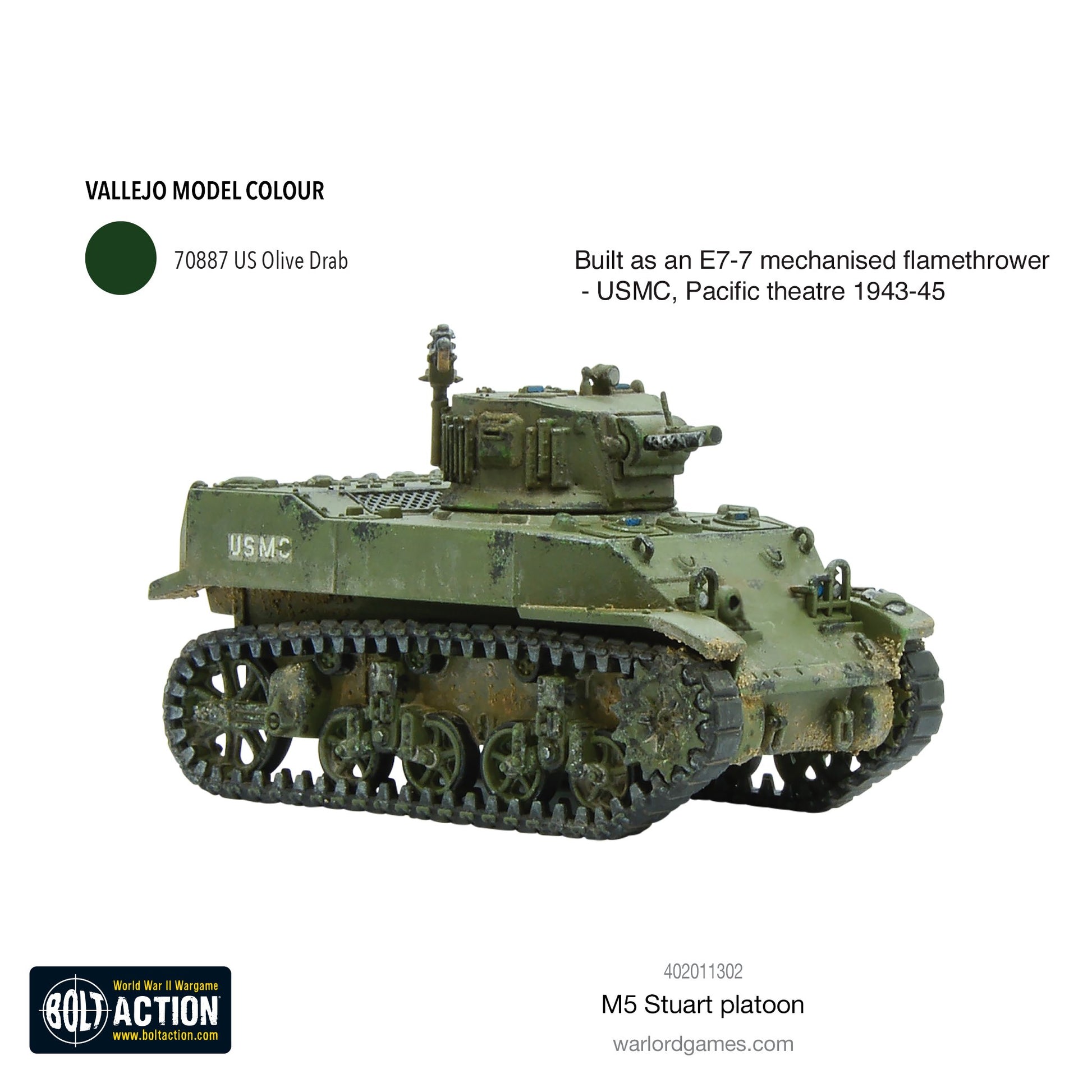M5 Stuart Platoon - Bolt Action - 402011302