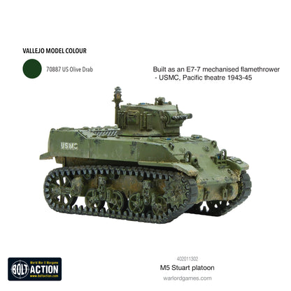 M5 Stuart Platoon - Bolt Action - 402011302