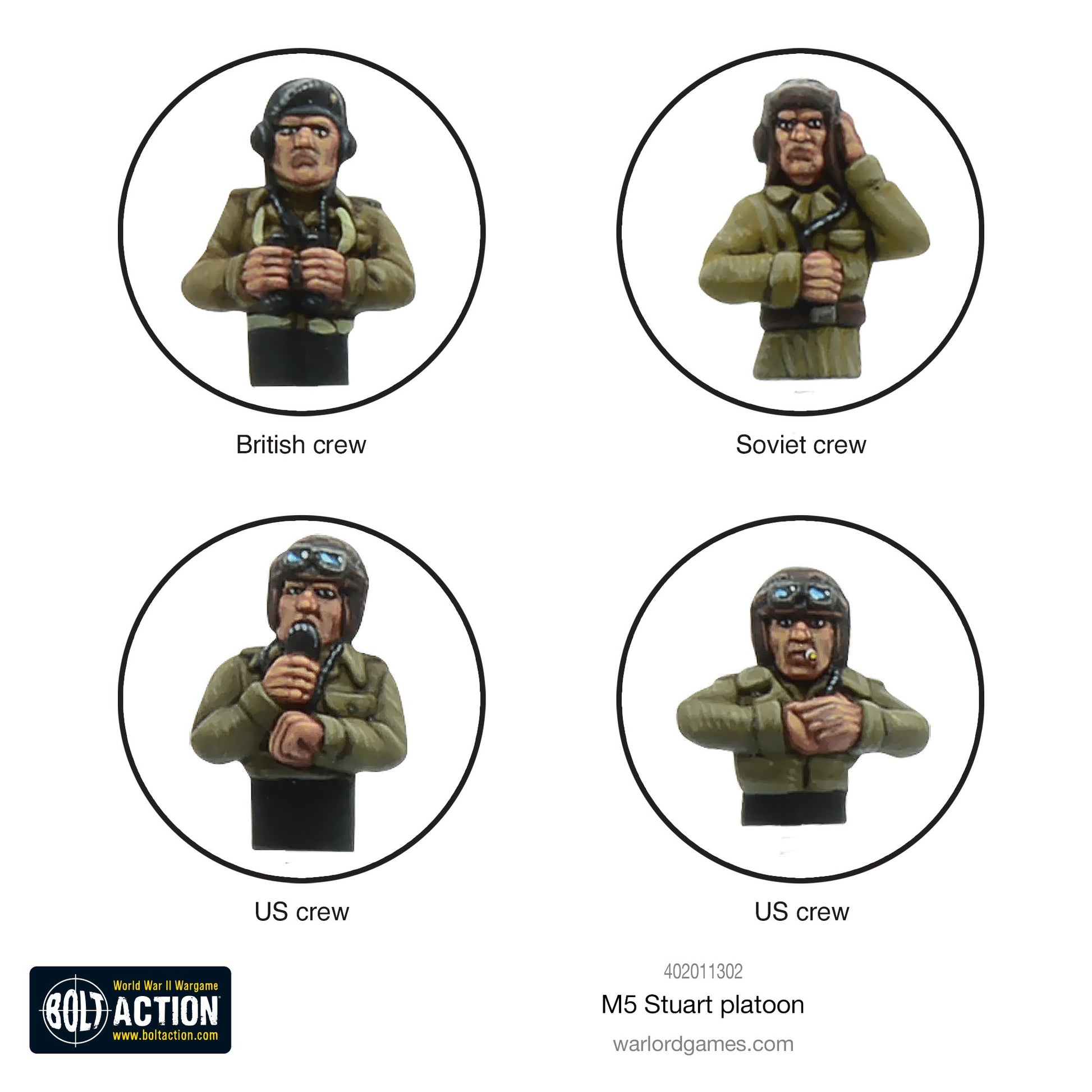 M5 Stuart Platoon - Bolt Action - 402011302