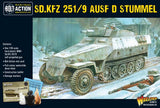 German Sd.Kfz 251/9 Ausf D 'Stummel' 7.5cm SP gun (Bolt Action) :www.mightylancergames.co.uk 