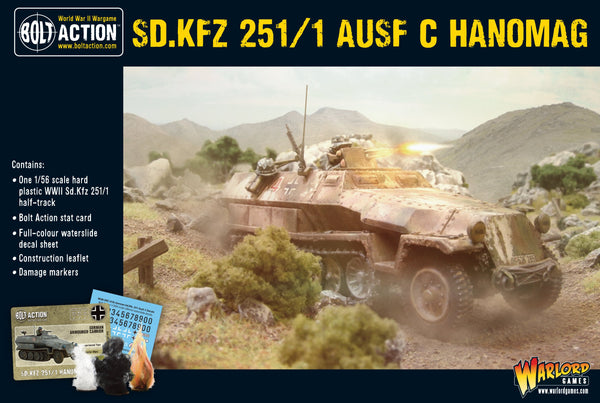 Sd.Kfz 251/1 ausf C Hanomag - Bolt Action
