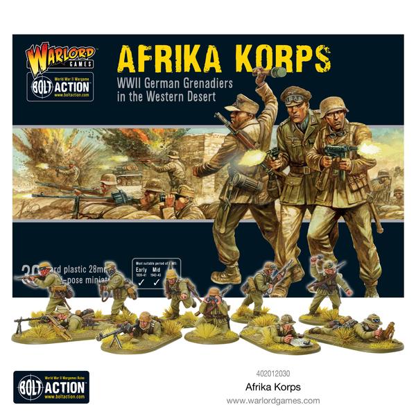 German Afrika Korps - ( Bolt Actions) :www.mightylancergames.co.uk