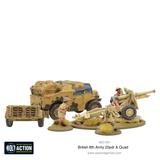 8th Army 25 PDR Light Artillery, Quad & Tractor - British & Commonwealth (Bolt Action) :www.mightylancergames.co.uk 