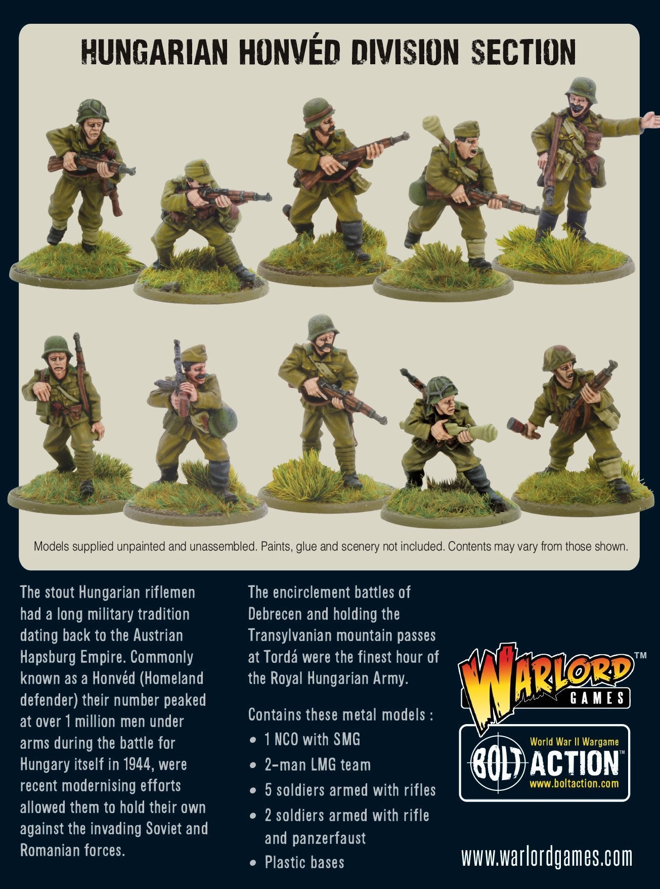 Hungarian Honved Division Section - Hungry (Bolt Action)