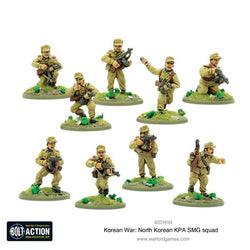 North Korean KPA SMG Squad - Korean War (Bolt Action) :www.mightylancergames.co.uk