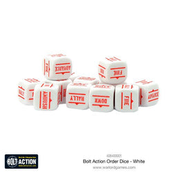 Bolt Action White Order Dice: www.mightylancergames.co.uk 