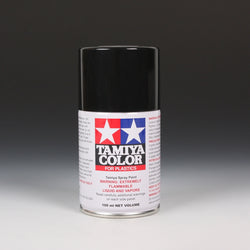 Tamiya Metallic Black Spray For Plastics