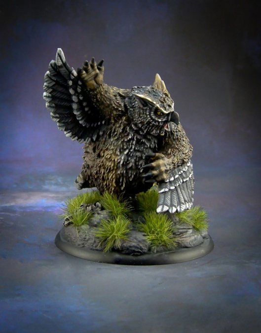 44001: Owlbear (Bones Black) available at Mighty Lancer Games