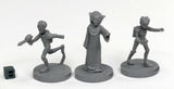 49001: ALIEN OVERLORDS (3) (Bones Black) reaper miniatures