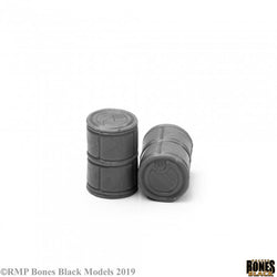49026 Sci Fi Barrels (2) (Bones black) :www.mightylancergames.co.uk 