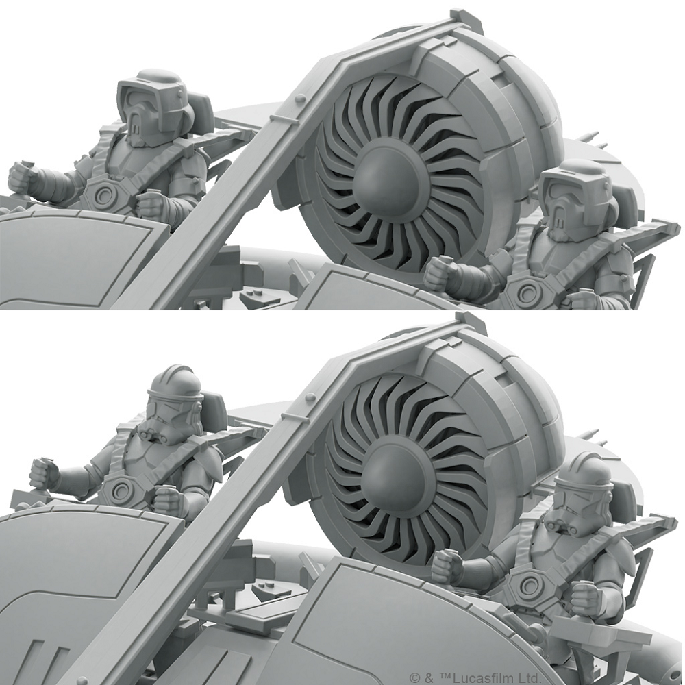 Infantry Support Platform for Star Wars Legion.  miniature for wargaming