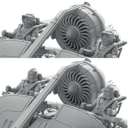 Infantry Support Platform for Star Wars Legion.  miniature for wargaming