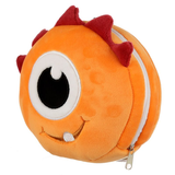 Orange Monster Travel Pillow & Eye Mask