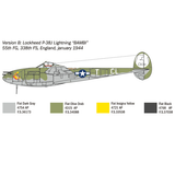 P-38J Lightning - 1:72 - Italeri