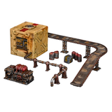 Industrial Zone  Terrain Crate MGTC207 by Mantic Games. Terrain pieces painted yellow