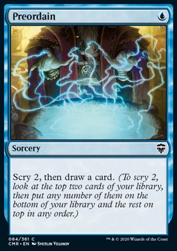 Preordain Foil & Non Foil Singles UK