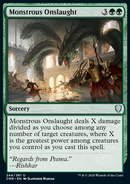 Monstrous Onslaught Foil & Non Foil Singles UK