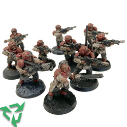 10 Imperial Guardsmen - Painted (Trade In)