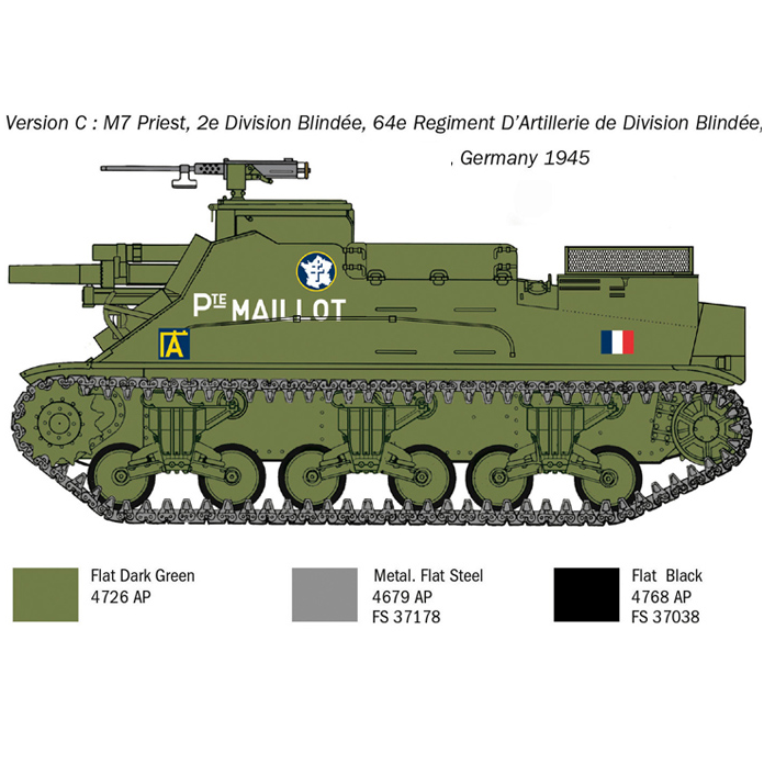 M7 Priest - 1:35 - Italeri - 6580