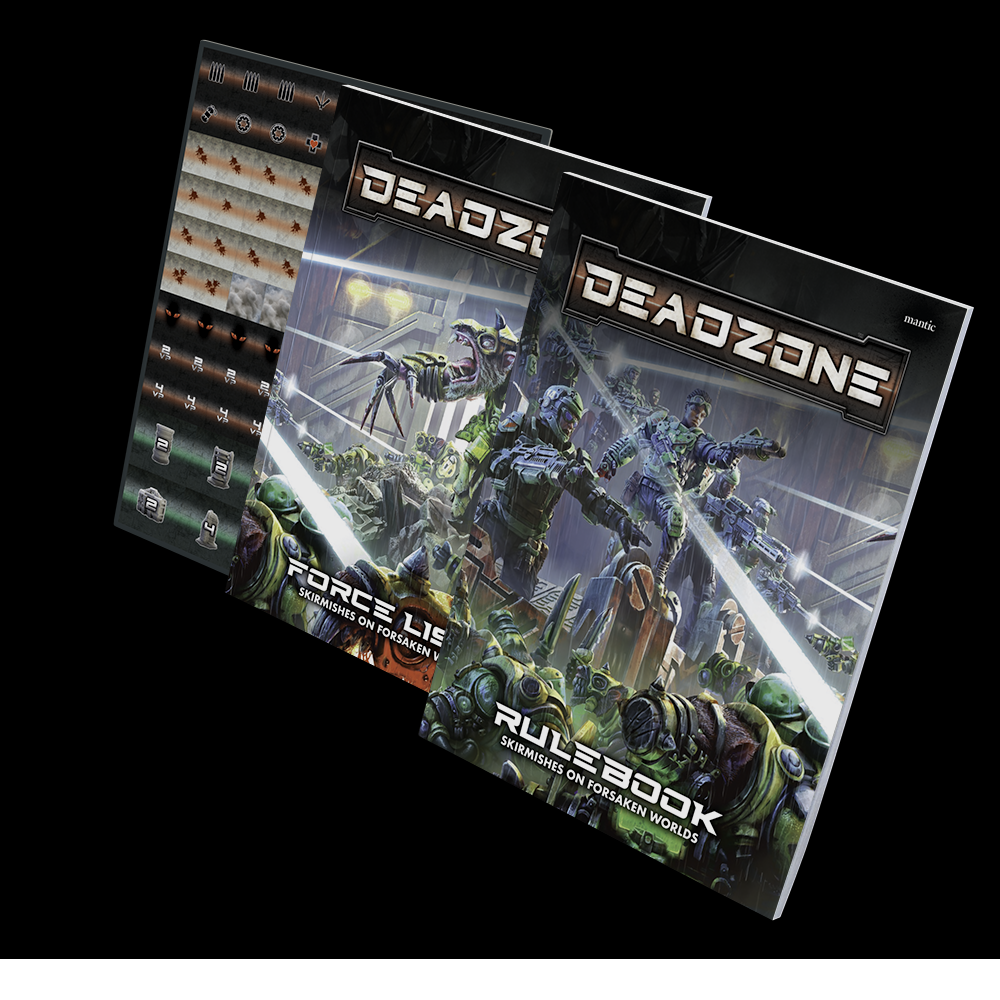 Deadzone 3rd Edition Two Player Starter Set  by Mantic Games miniature gaming rulebook