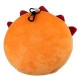 Orange Monster Travel Pillow & Eye Mask