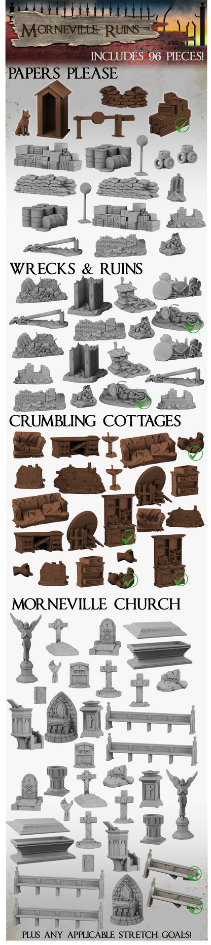 Terrain Crate Morneville Ruins (Kickstarter Edition) - KSTC112