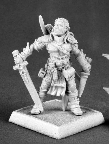 Pathfinder Miniatures - 60035 - Valeros Male Iconic Fighter v2: www.mightylancergames.co.uk