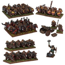 Dwarf Army - Kings of War :www.mightylancergames.co.uk