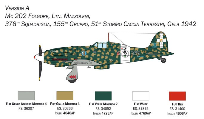 MC.202 Folgore - Italeri 1:72 scale - 1439