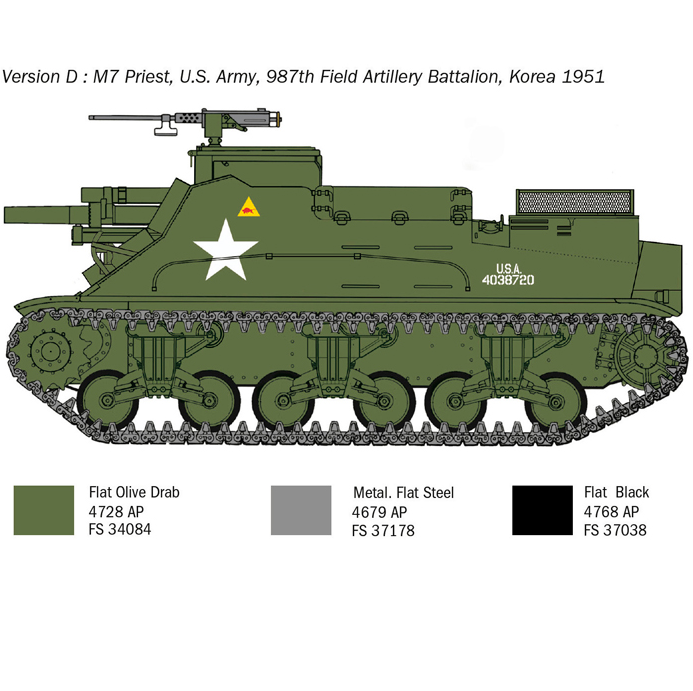 M7 Priest - 1:35 - Italeri - 6580