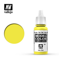 70.730 - Yellow Flourescent (Vallejo Model Color) :www.mightylancergames.co.uk