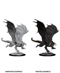 WizKids Young Black Dragon 73682 -D&D Nolzur's Marvelous Miniatures