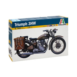 Triumph 3HW Motorbike - Italeri 1:9 Scale Model Kit