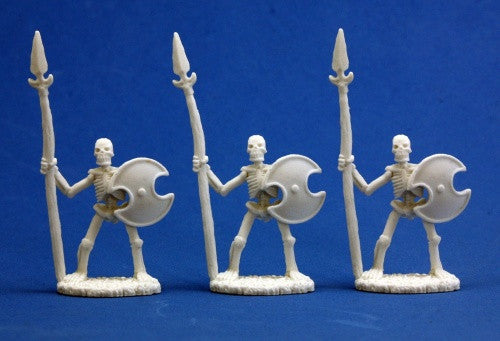 77001 - Skeletal Spearmen x3 (Reaper Bones) :www.mightylancergames.co.uk