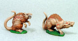 07035 - Barrow Rats (2 Rats) (Reaper Bones USA)